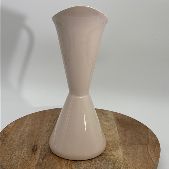 By Anthropologie Decorative Enamel Vase/Pitcher With Rattan Handle - Picture 4 of 9